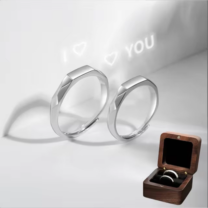 I ❤️  You - Couples Reflection Rings