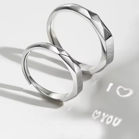 I ❤️  You - Couples Reflection Rings