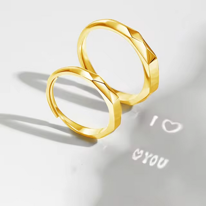 I ❤️  You - Couples Reflection Rings